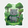 Wombat-sticker