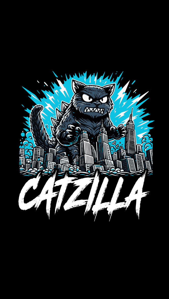 Catzilla Iphone Wallpaper by jokerbh on DeviantArt