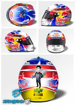 Mark Webber helmet design 1