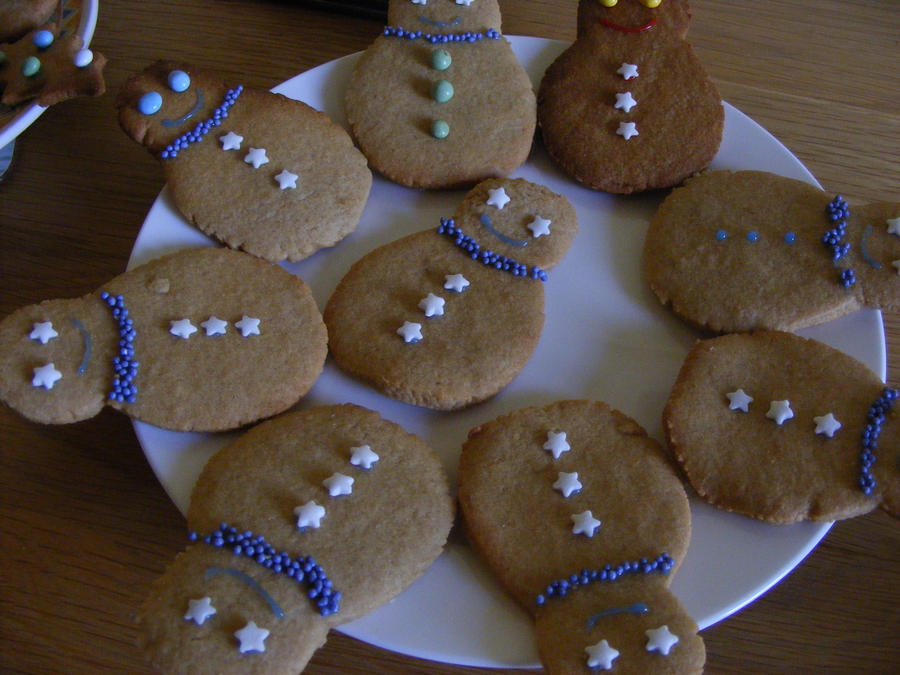 Gingerbread Snowmen