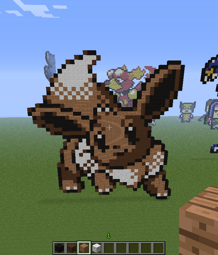 Eevee minecraft pixel art by RestInPixels on DeviantArt