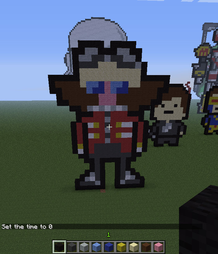 Dr. Eggman - minecraft pixel art by Rest-In-Pixels on DeviantArt