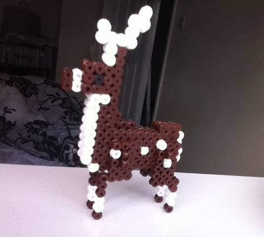 3D perler deer by Rest-In-Pixels on DeviantArt 3D perler deer by Rest-In-Pixels on DeviantArt