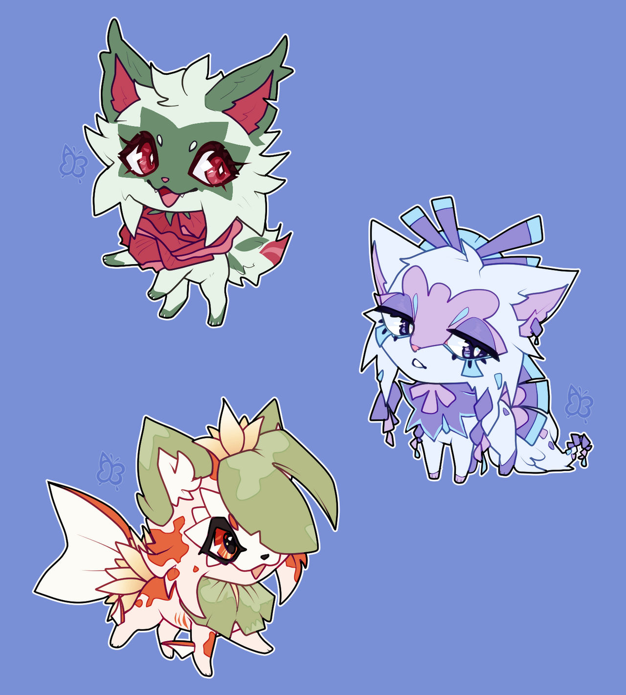 Autumn Springatito Flower Sprigatito Batch - 1/3 OPEN by AnA-AdoptShop on DeviantArt