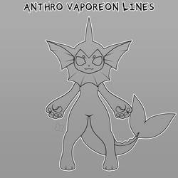Anthro Vaporeon Lines (F2U)