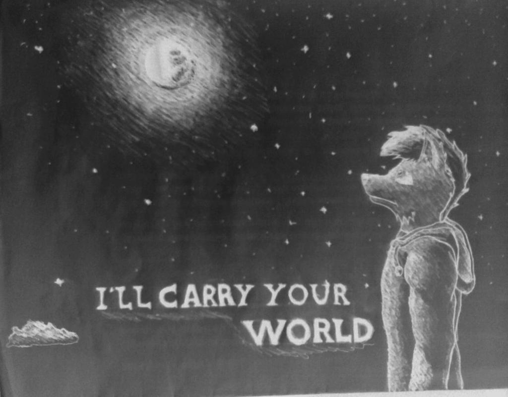 i'll carry your world (negative-with filter)