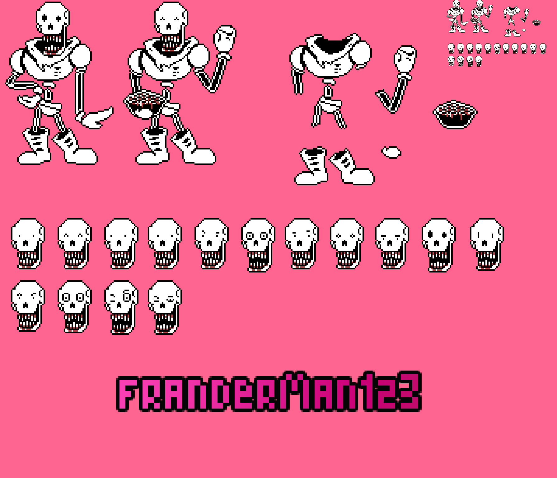 SPRITE SHEETS part 2 by Papyron95 on DeviantArt