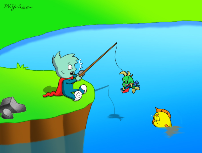 Fishing by ShardiSeal on DeviantArt