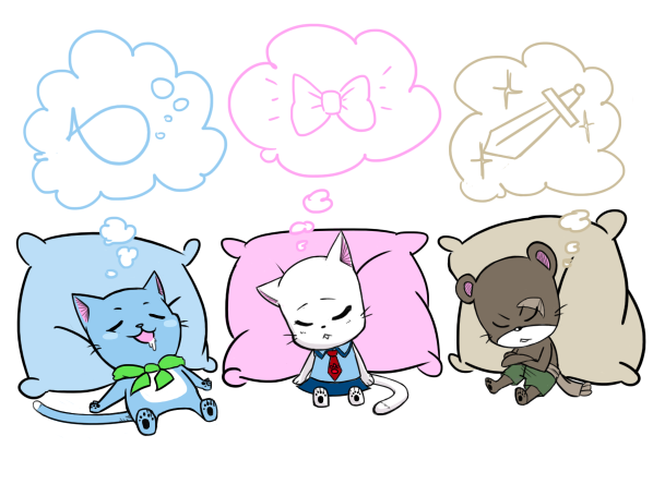 What Are You Cute Cats Dreaming About?