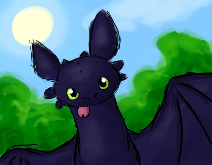 Toothless - How to train your dragon by N-suprem on DeviantArt