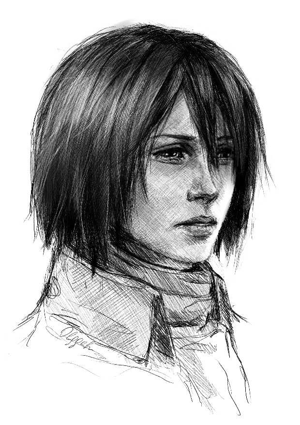 Mikasa. Shingeki no Kyojin