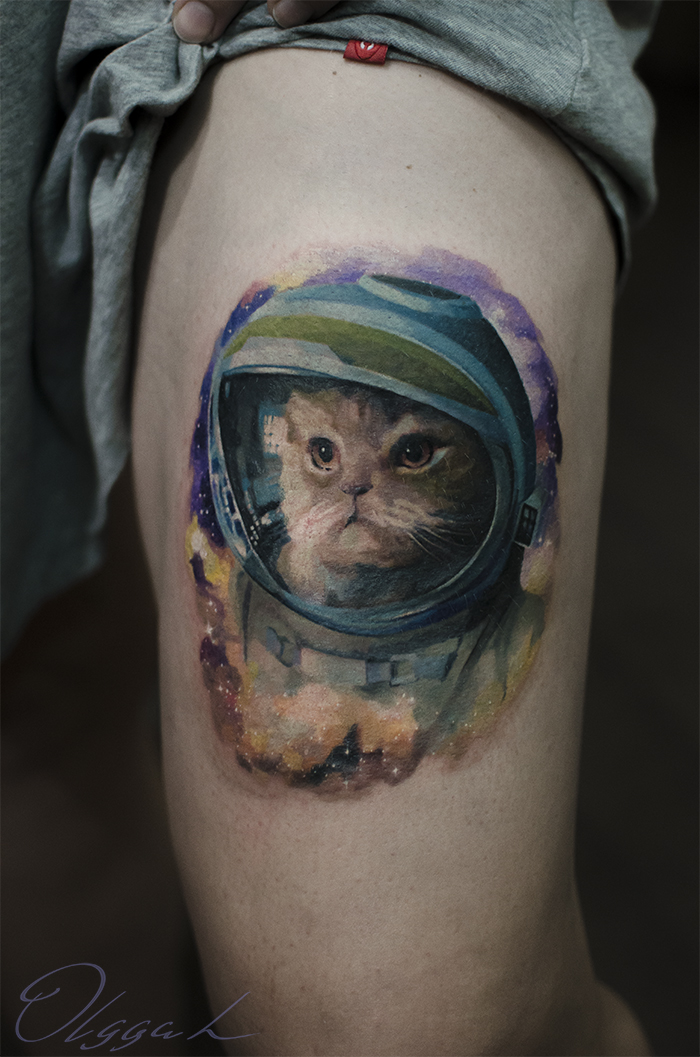 Spacey cat