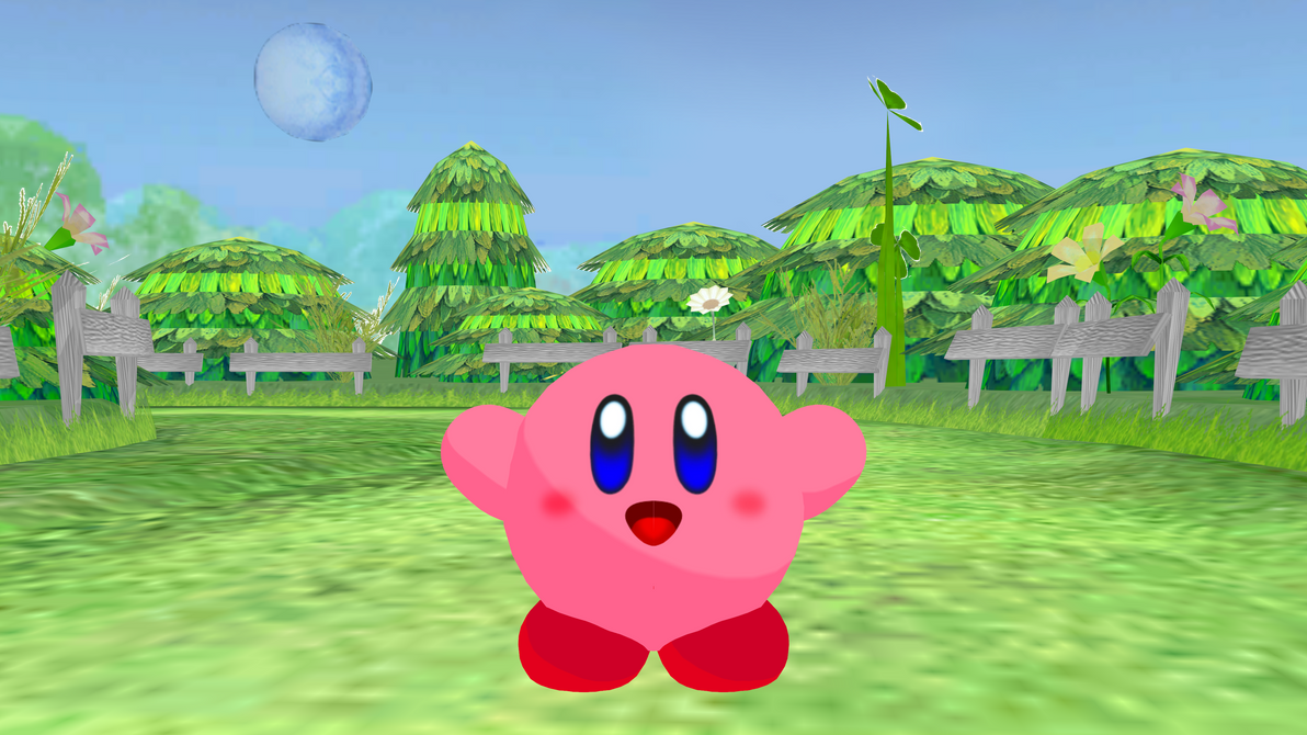Kirby Month - Day 1 - Kirby says Hi ^w^ by Pikapika-2000 on DeviantArt