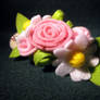 Felt Flower Hair Barrette