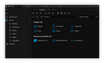 Windows 10 Concept - File Explorer (Dark Theme)