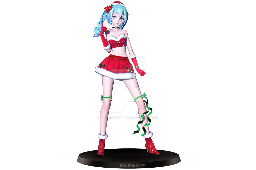 [MMD] Christmas Miku Figure