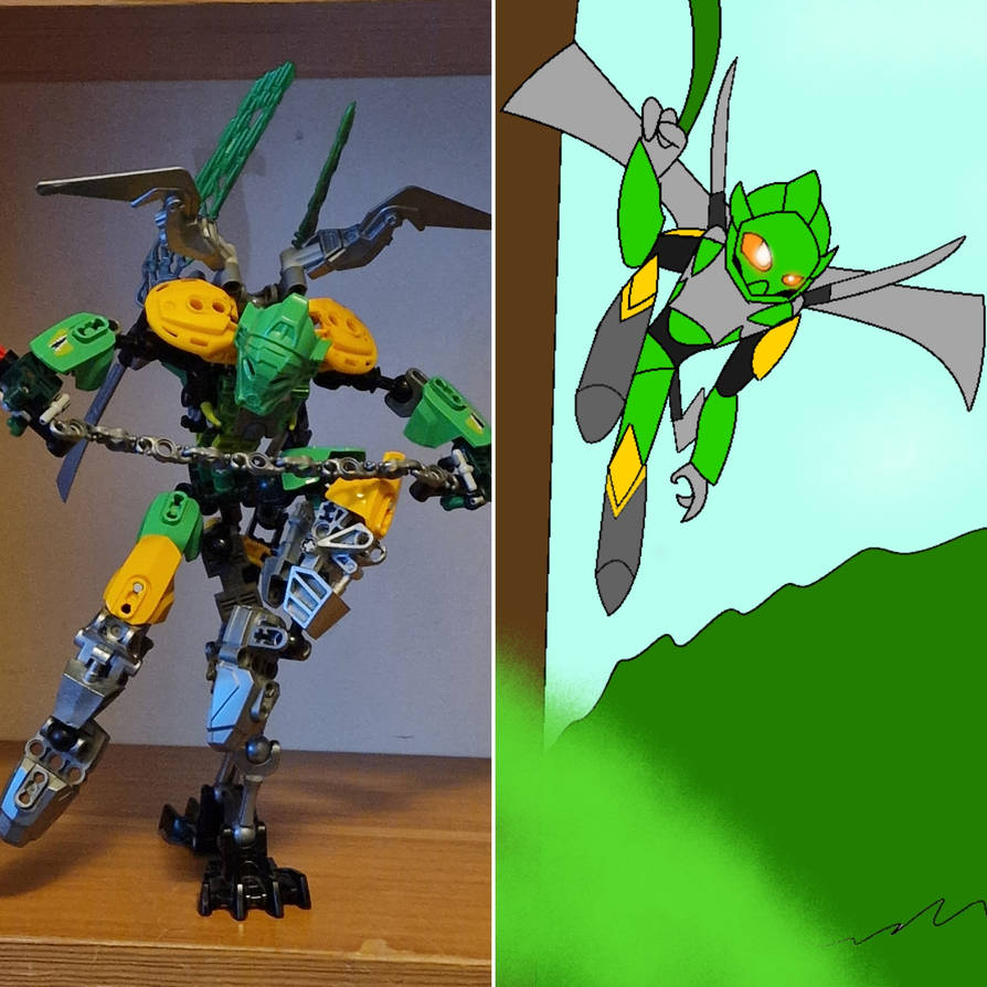 Bionicle (drawing and moc) Woy by MIGUEL011007 on DeviantArt