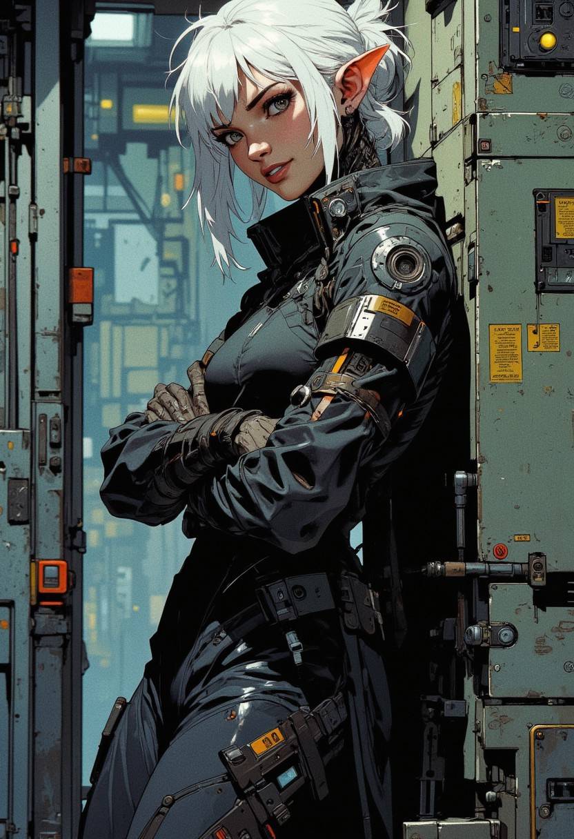 Shadowrun Elf Rigger 1 by wildhunt78 on DeviantArt