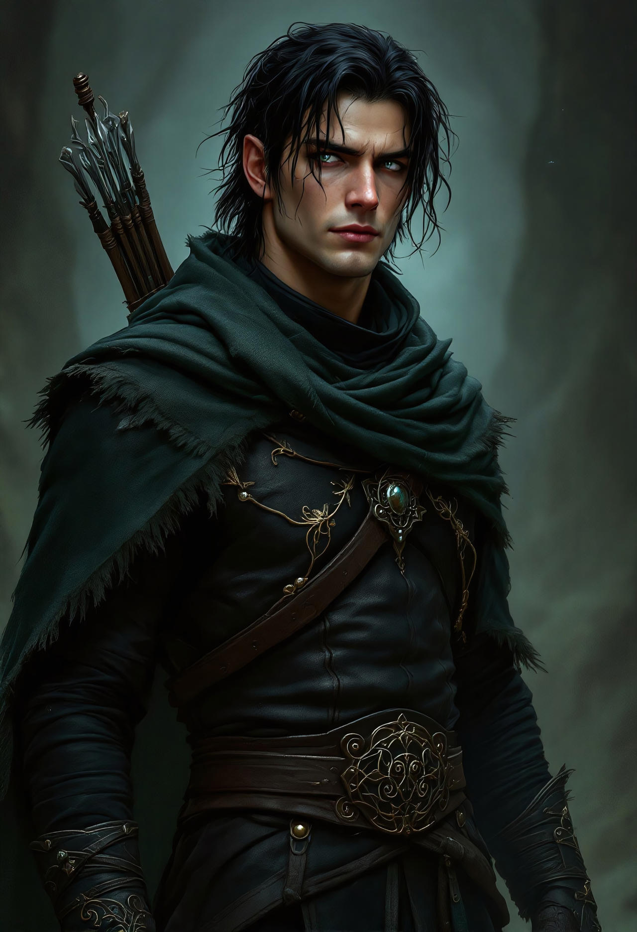 Broody Half-elf Ranger 2 by wildhunt78 on DeviantArt