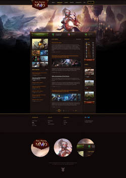 Role Playing Game Website Template