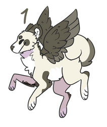 Winged doggie adopt Closed