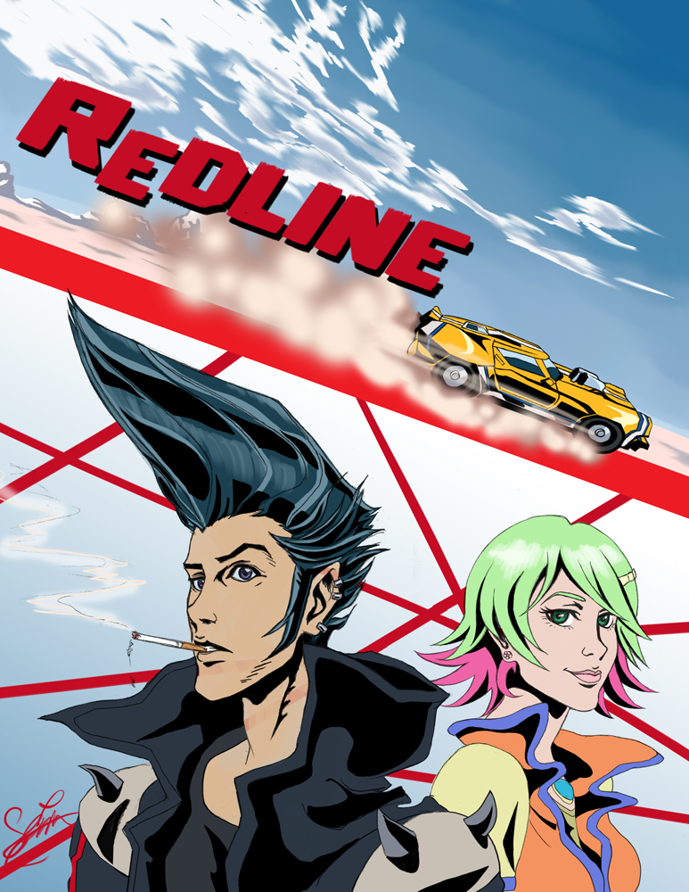 Redline poster by Sapphire-Sonnet on DeviantArt