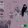 Reference Page of my warframe rp oc, Neroso.