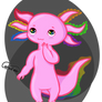 Angel the Rainbow Axolotl