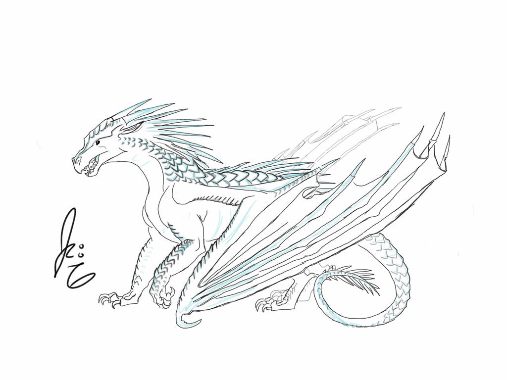 Simple Icewing Icewing by Scribbleforfun on DeviantArt