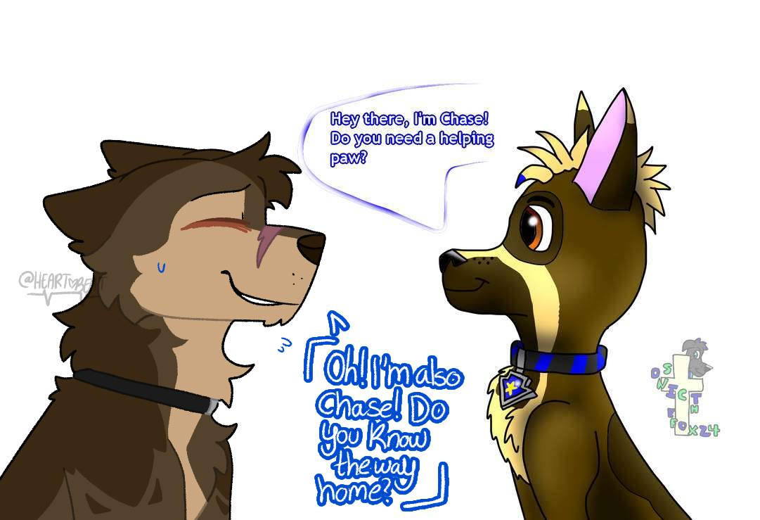 Chasing Chase Chasing.. Chase?? by HeartSurf on DeviantArt