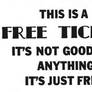 Free Ticket