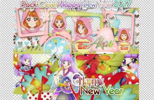 Pack Cover Scrapbook Happy New Year