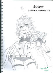 Sinon Sword Art Online II