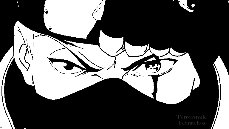 kakashi stencil by terrorsmile on DeviantArt