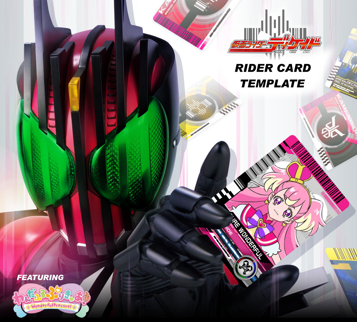 Kamen Rider Decade Rider Card Full Template by JanelliaLorrander on