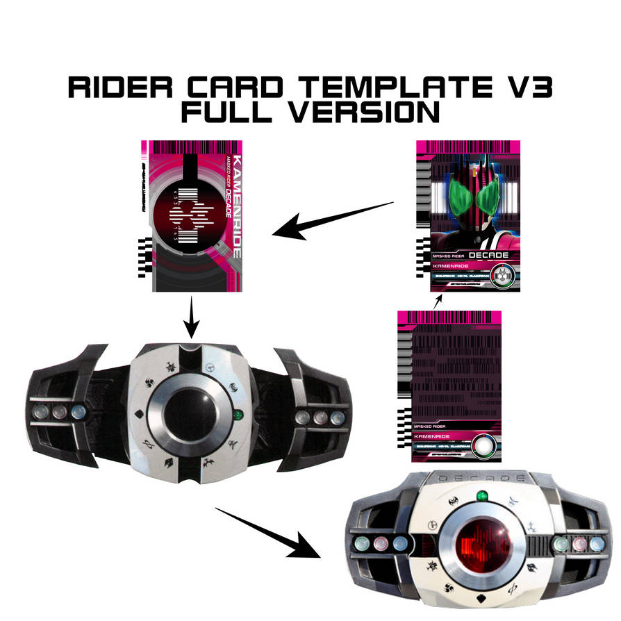 Build Rider Card Kamen Rider Decade Rider Card Template V3 Full by JanelliaLorrander on ...