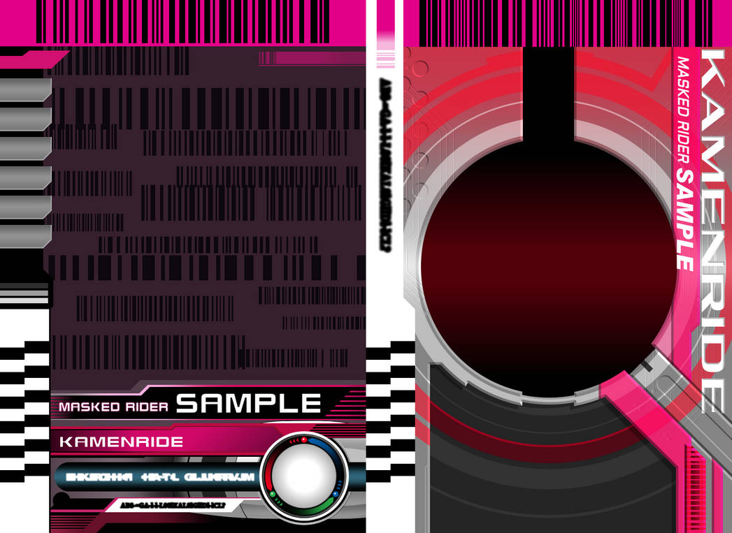 Decade Rider Card Template 3.5 by JanelliaLorrander on DeviantArt