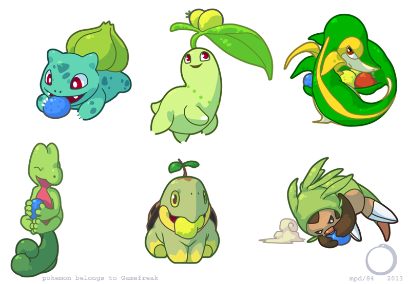 Grass type starters