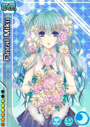 Floral Miku SIF SR Card