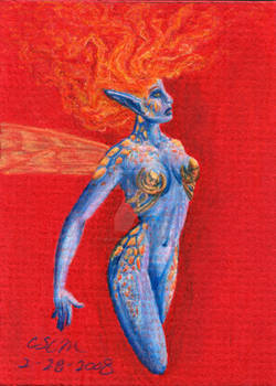 ACEO Fire Fae