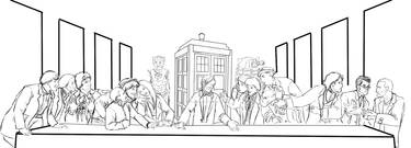 WIP Doctor Who Last Supper