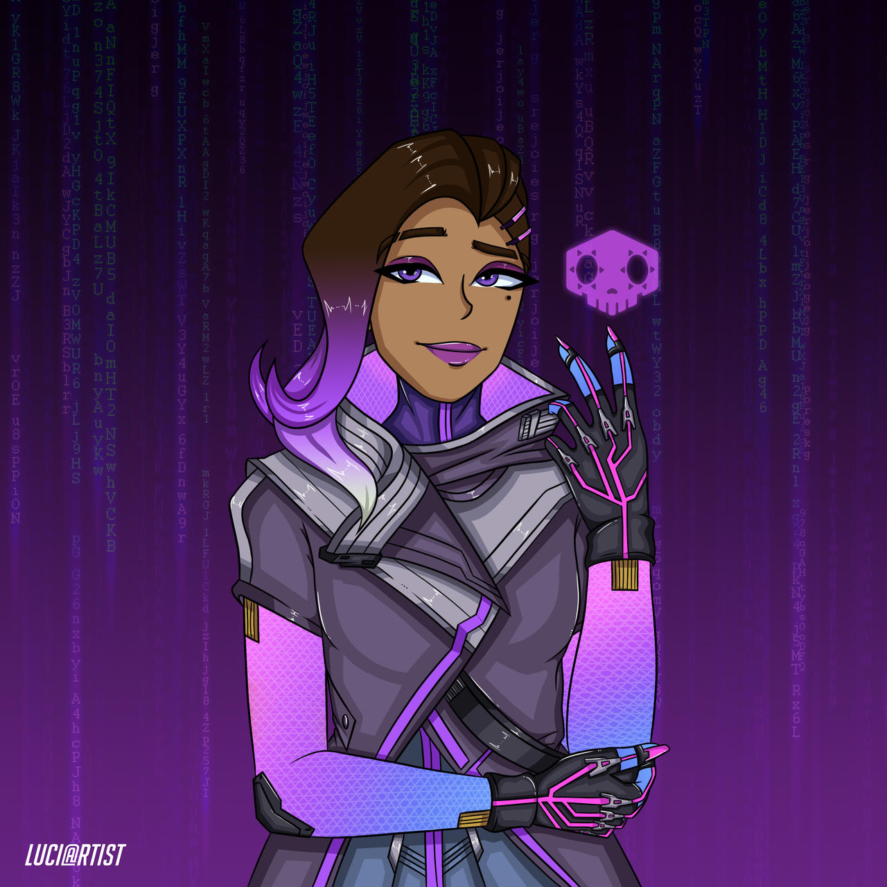 Sombra (Overwatch) Fanart by Lucycolomar on DeviantArt