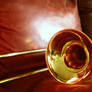 Trombone and Red Leather