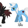 Kingdom Hearts Main Trio as Ponies