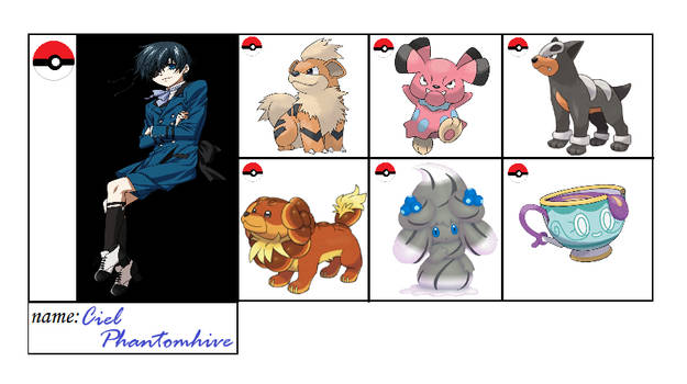 Black Butler with Pokemon 1