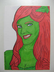 Poison Ivy Sketch Card