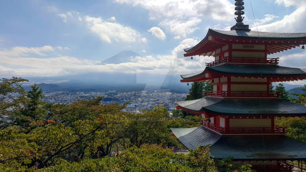 Cloudy Fuji