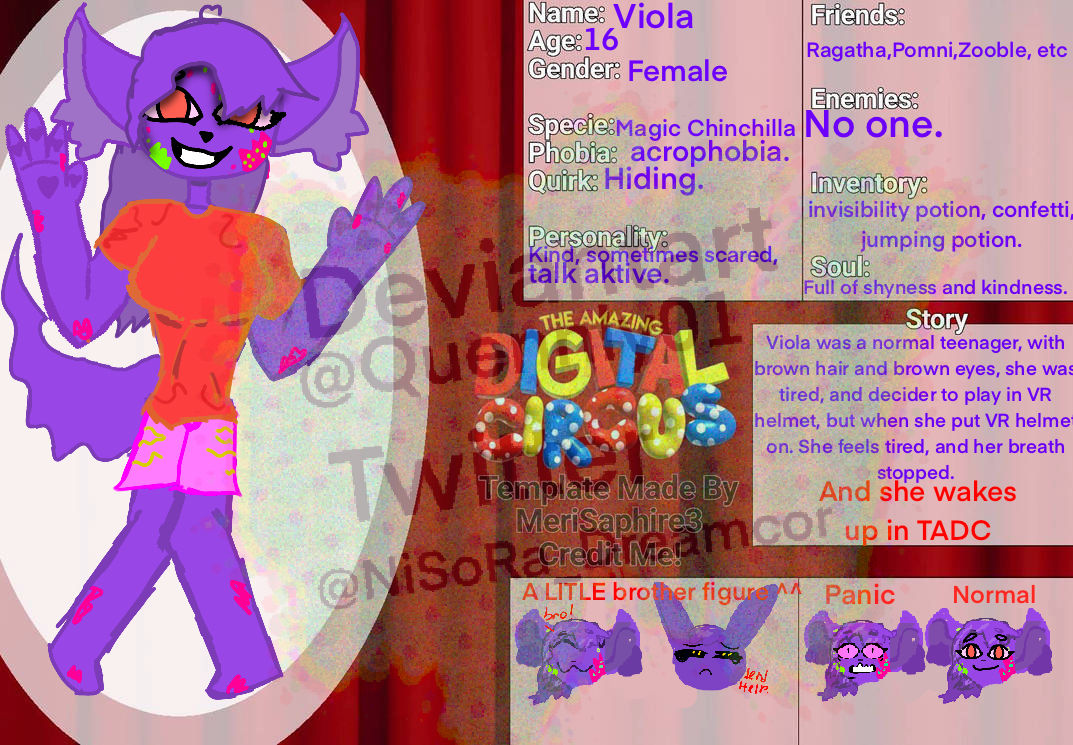 Tadc Oc Rabbit My TADC oc by Quennly01 on DeviantArt
