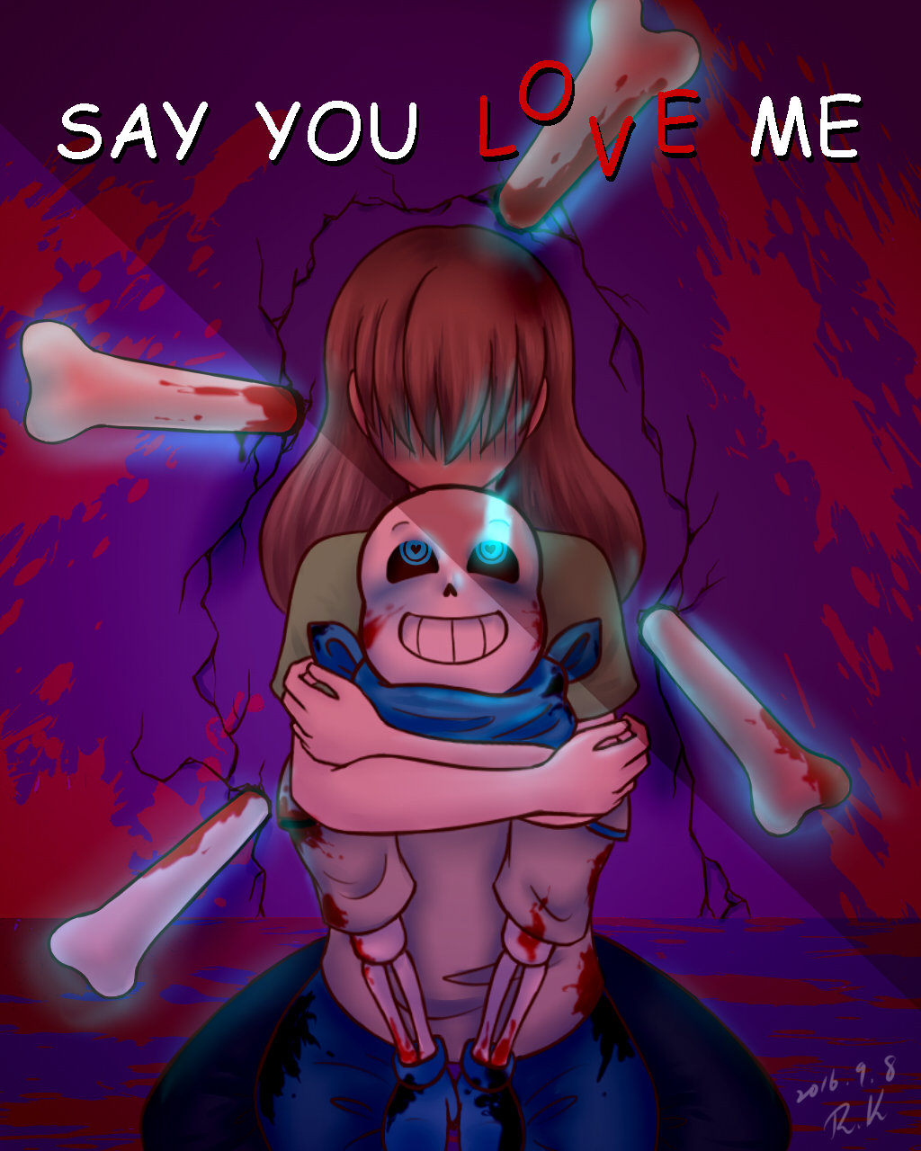 Yandere Sans x Determined Reader  Yandere Undertale AUs x Reader