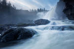 Facing The Waterfall by calleartmark